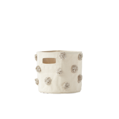 Pehr-Pom Pom Basket - Mini-Grey-1