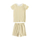Short Sleeve Toddler Pajama (18 mos. - 5T) Sleep Pehr Stripes Away Marigold 18 - 24 mos. 