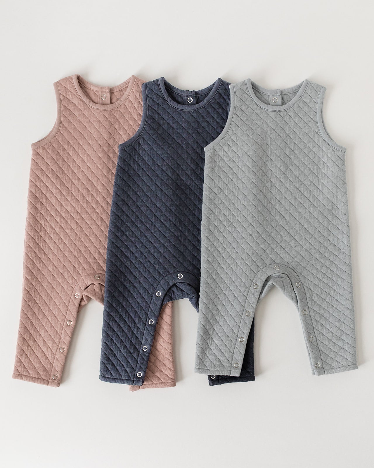Pehr-Cozy Romper Overalls-Pale Pink-5