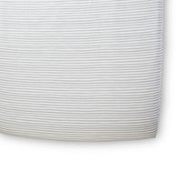 Pehr-Striped Crib Sheet-Stripes Away Pebble Grey-1