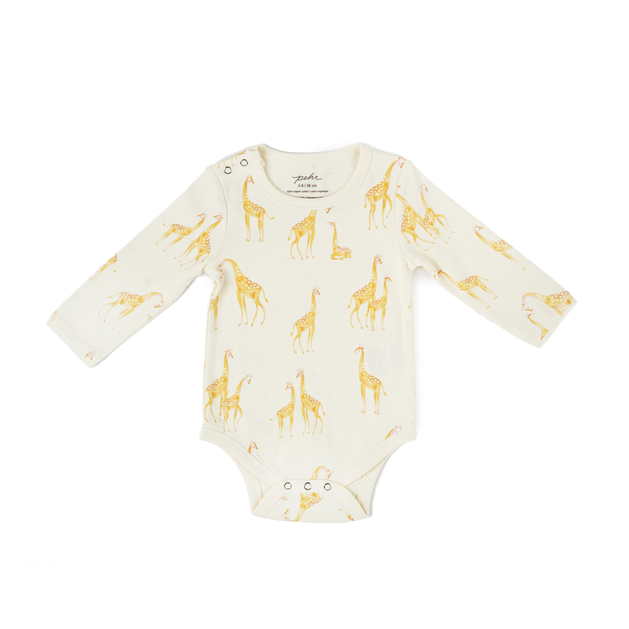 Pehr-Shoulder Snap One-Piece-Follow Me Giraffe-1