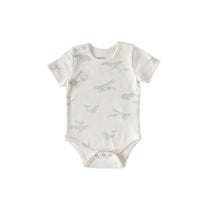 Pehr-Short Sleeve Shoulder Snap One-Piece-Follow Me Whale-5