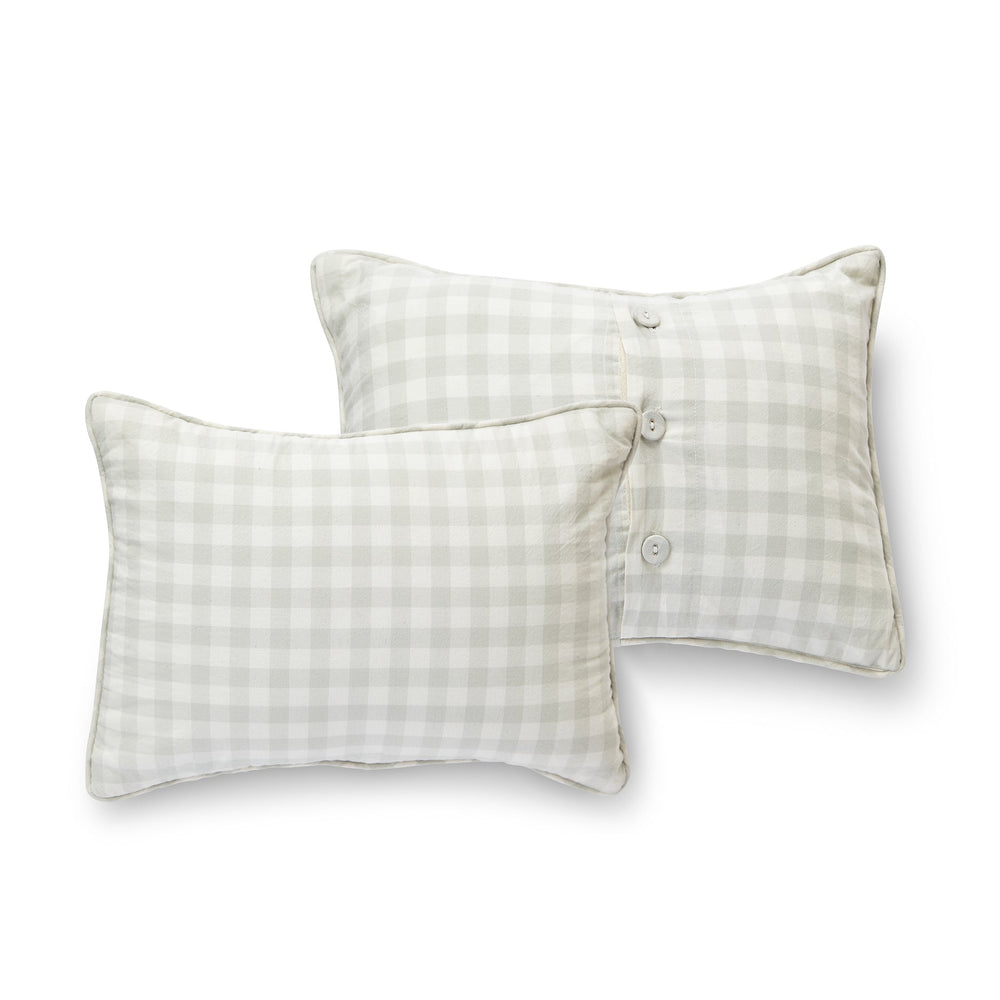 Decor Pillow Cover Pillow Pehr CheckMate Fog  